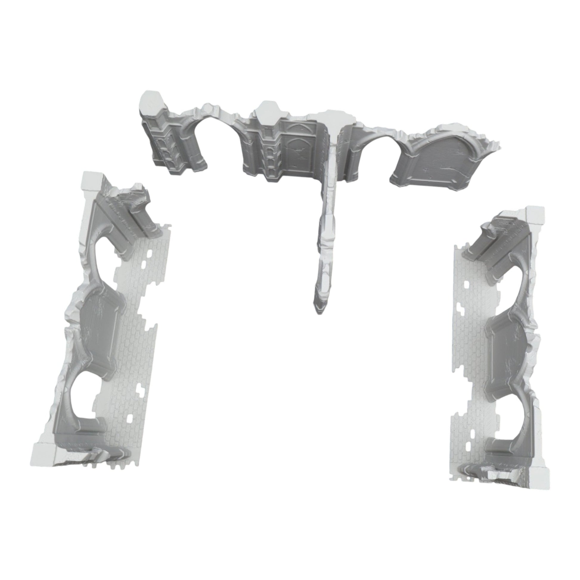 Gothic Ruins - 28mm Wargaming Scatter Terrain Scenery Tabletop Miniature Grimdark - 3D Printed Terrain and Scenery - Geek Gaming Scenics - Jawar3d
