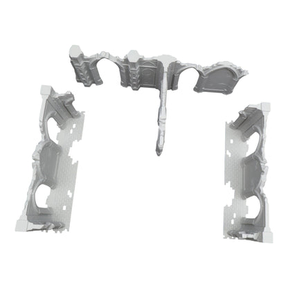 Gothic Ruins - 28mm Wargaming Scatter Terrain Scenery Tabletop Miniature Grimdark - 3D Printed Terrain and Scenery - Geek Gaming Scenics - Jawar3d