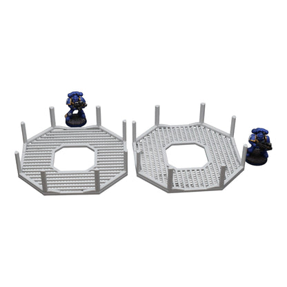 Footbridge Centre x2 - 28mm Wargaming Scatter Terrain Scenery Tabletop Miniature