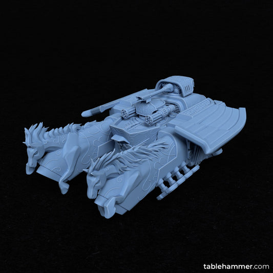 Pegasus Chariot Pattern Grav Tank - Resin 3D Model - Geek Gaming Scenics - Realm3DPrints