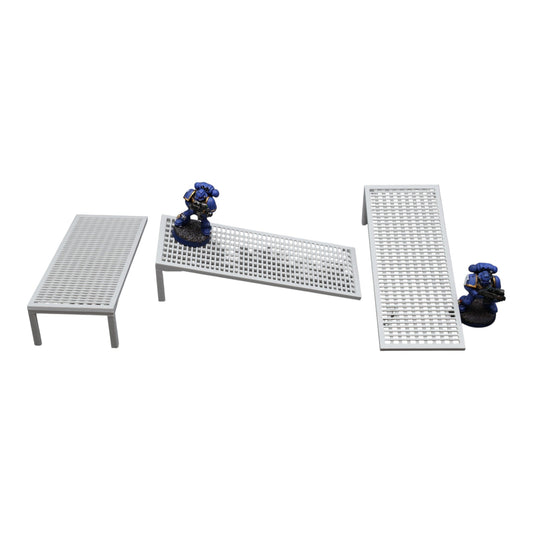Footbridge Ramp - 28mm Wargaming Scatter Terrain Scenery Tabletop Miniature