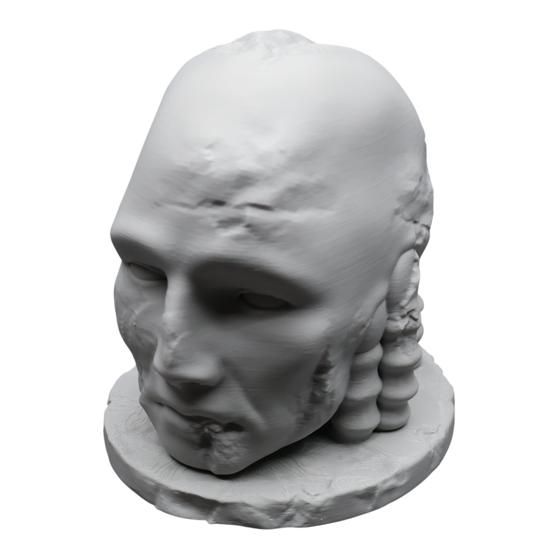Head Statue - 28mm Wargaming Scatter Terrain Scenery Tabletop Miniature - 3D Printed Terrain and Scenery - Geek Gaming Scenics - Jawar3d