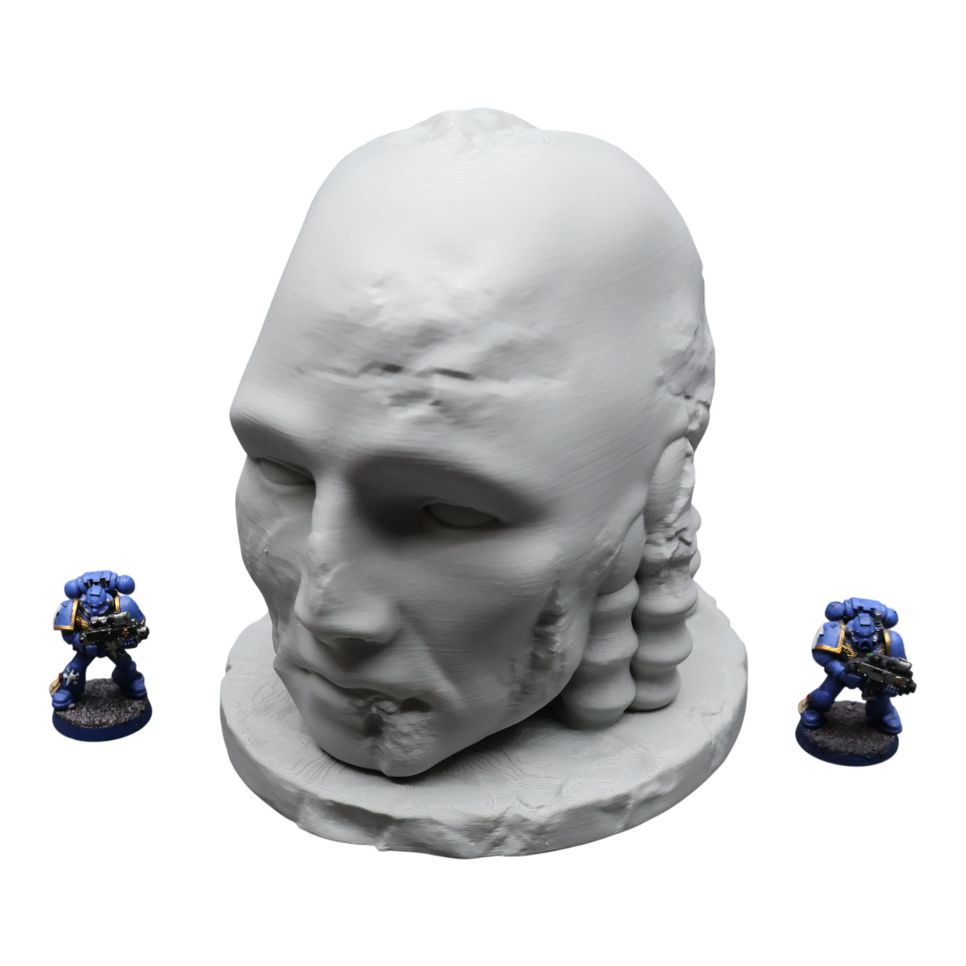 Head Statue - 28mm Wargaming Scatter Terrain Scenery Tabletop Miniature - 3D Printed Terrain and Scenery - Geek Gaming Scenics - Jawar3d