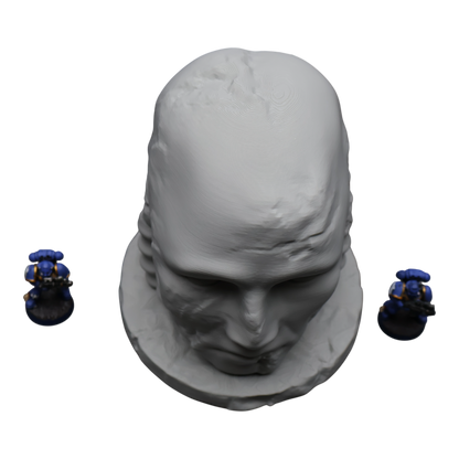 Head Statue - 28mm Wargaming Scatter Terrain Scenery Tabletop Miniature - 3D Printed Terrain and Scenery - Geek Gaming Scenics - Jawar3d