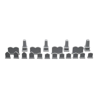 Headstone Collection - 28mm Wargaming Scatter Terrain Scenery Tabletop Miniature
