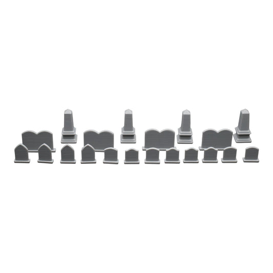 Headstone Collection - 28mm Wargaming Scatter Terrain Scenery Tabletop Miniature