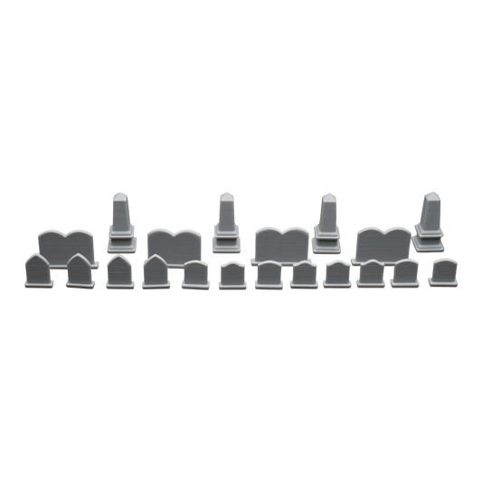 Headstone Collection - 28mm Wargaming Scatter Terrain Scenery Tabletop Miniature