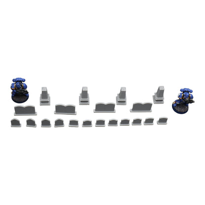 Headstone Collection - 28mm Wargaming Scatter Terrain Scenery Tabletop Miniature