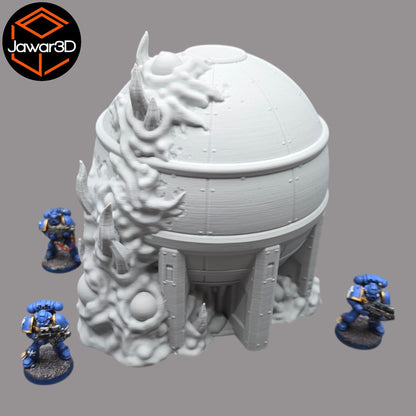 Hive Infected Fuel Reserve #1 - 28mm Wargaming Scatter Terrain Scenery Tabletop