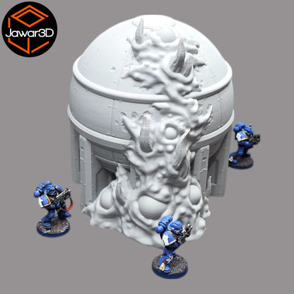 Hive Infected Fuel Reserve #1 - 28mm Wargaming Scatter Terrain Scenery Tabletop