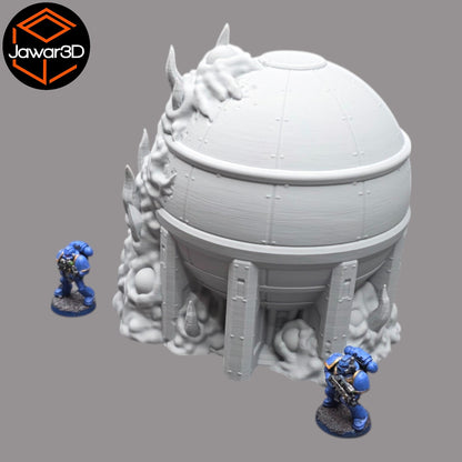 Hive Infected Fuel Reserve #1 - 28mm Wargaming Scatter Terrain Scenery Tabletop