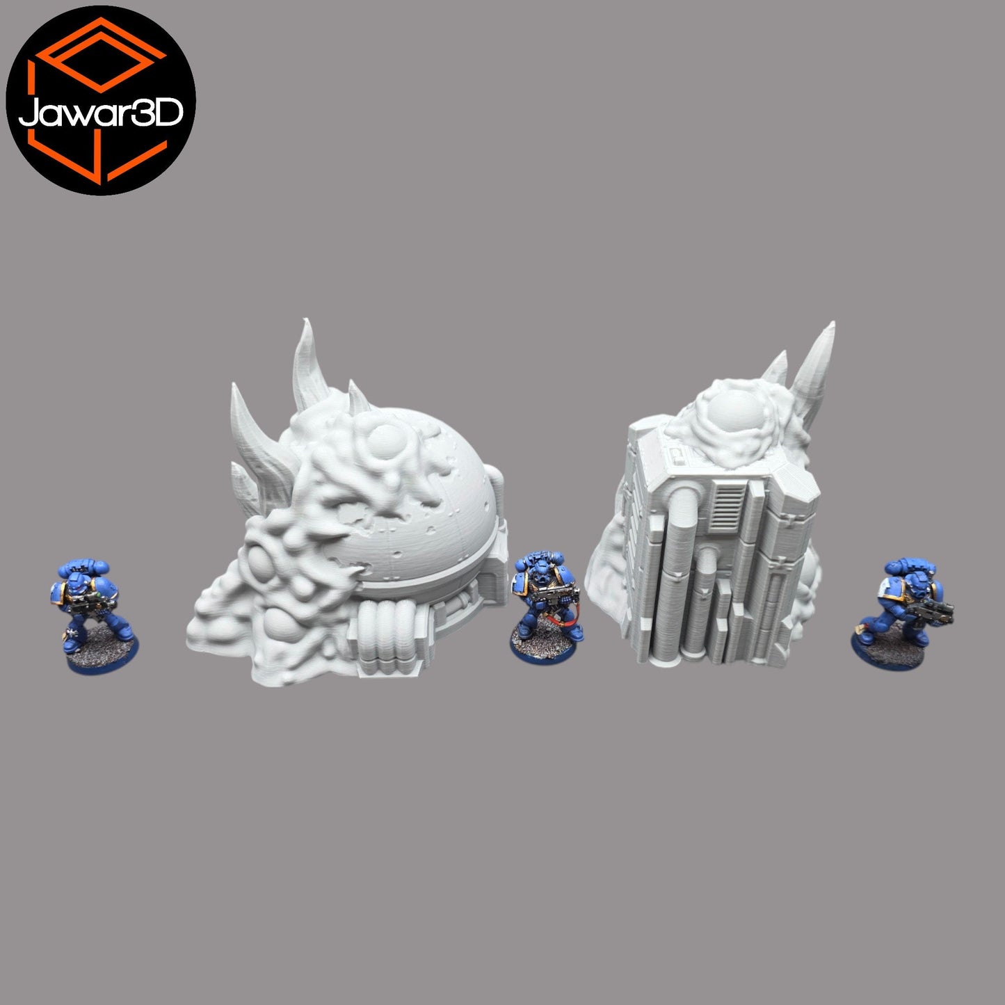 Hive Infected Buildings #1 - 28mm Wargaming Scatter Terrain Scenery Tabletop