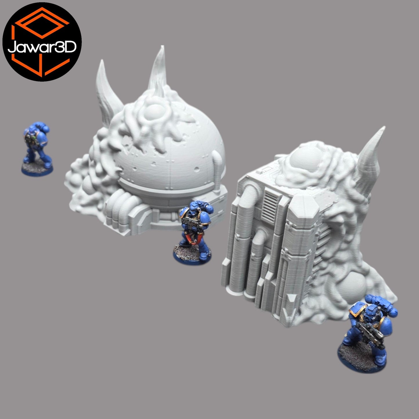 Hive Infected Buildings #1 - 28mm Wargaming Scatter Terrain Scenery Tabletop