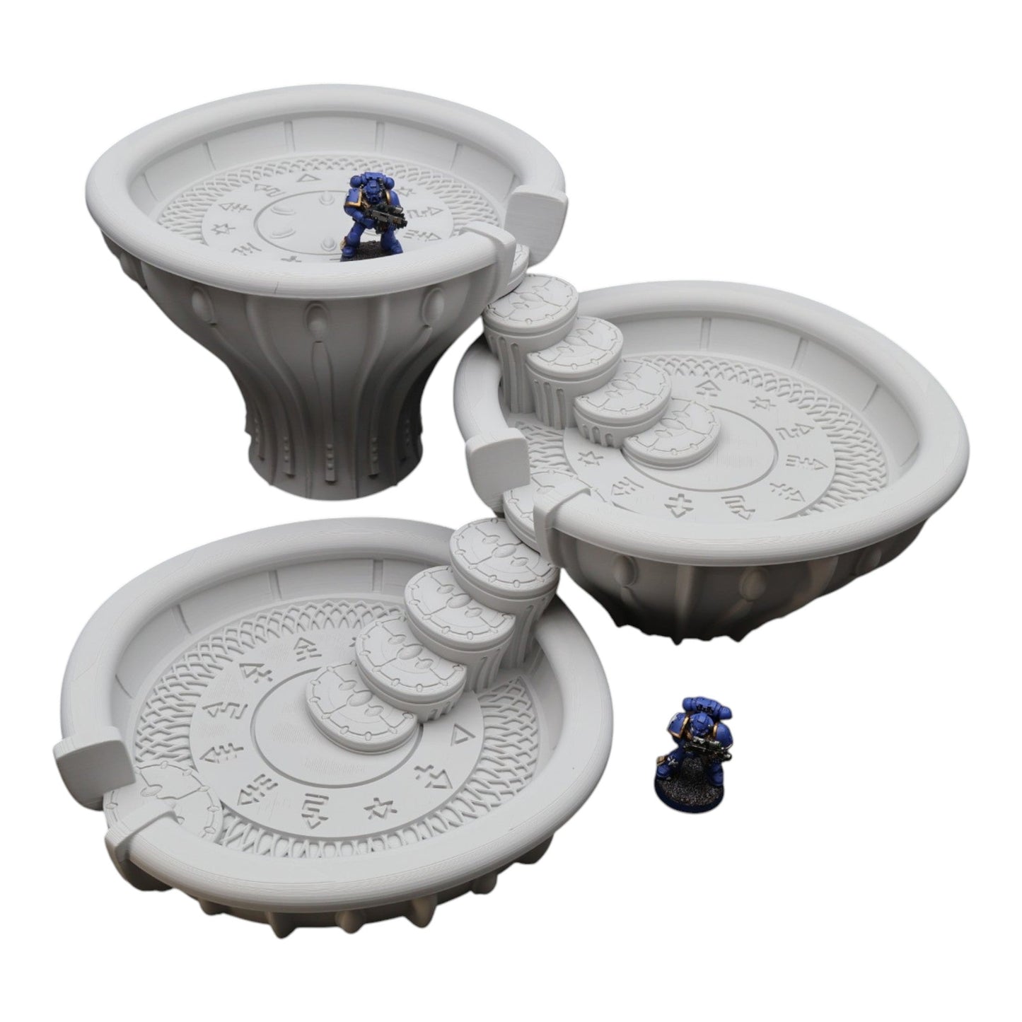 Draxus Platforms - 28mm Wargaming Scatter Terrain Scenery Tabletop Miniature