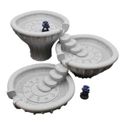 Draxus Platforms - 28mm Wargaming Scatter Terrain Scenery Tabletop Miniature
