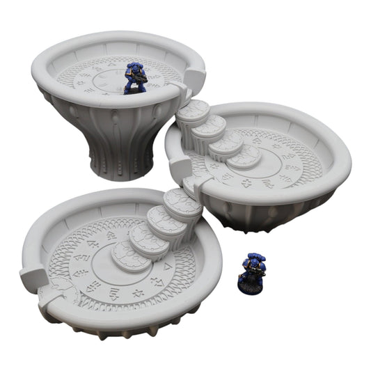 Draxus Platforms - 28mm Wargaming Scatter Terrain Scenery Tabletop Miniature