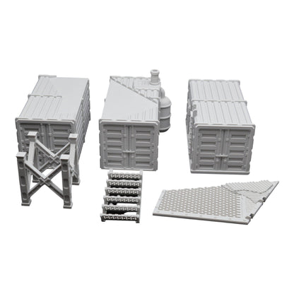 Nyxar Habitat #3 - 28mm Wargaming Scatter Terrain Scenery Tabletop Miniature - 3D Printed Terrain and Scenery - Geek Gaming Scenics - Jawar3d