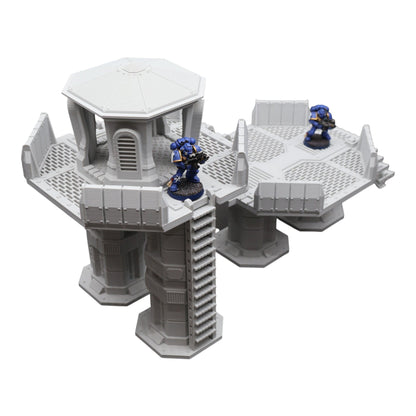 Nyxar Platforms - 28mm Wargaming Scatter Terrain Scenery Tabletop Miniature