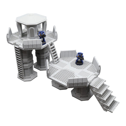 Nyxar Platforms - 28mm Wargaming Scatter Terrain Scenery Tabletop Miniature
