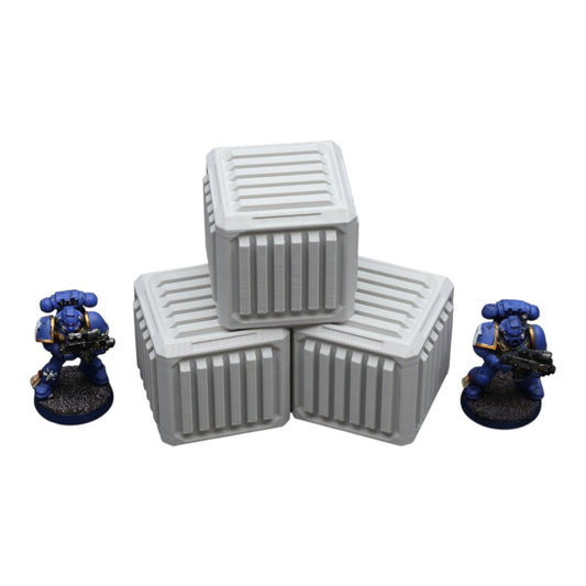 Nyxar Crates - 28mm Wargaming Scatter Terrain Scenery Tabletop Miniature