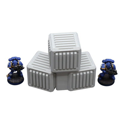 Nyxar Crates - 28mm Wargaming Scatter Terrain Scenery Tabletop Miniature