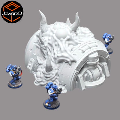 Hive Infected Turbine - 28mm Wargaming Scatter Terrain Scenery Tabletop