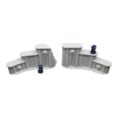 Lyra Stairs - 28mm Wargaming Scatter Terrain Scenery Tabletop Miniature