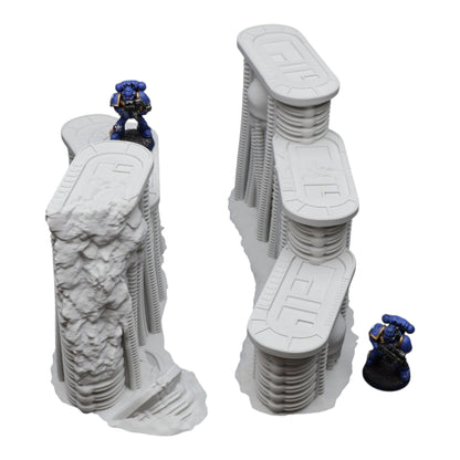 Lyra Stairs - 28mm Wargaming Scatter Terrain Scenery Tabletop Miniature