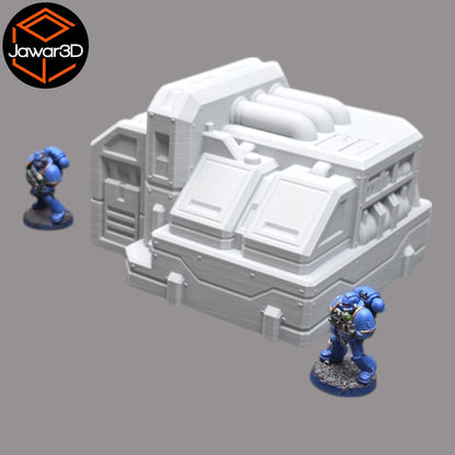 Geothermal Pump - 28mm Wargaming Scatter Terrain Scenery Tabletop