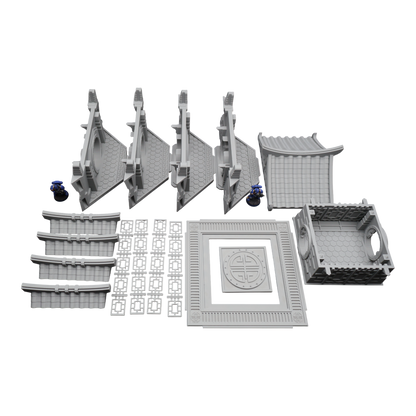 Draven Temple - 28mm Wargaming Scatter Terrain Scenery Tabletop Miniature