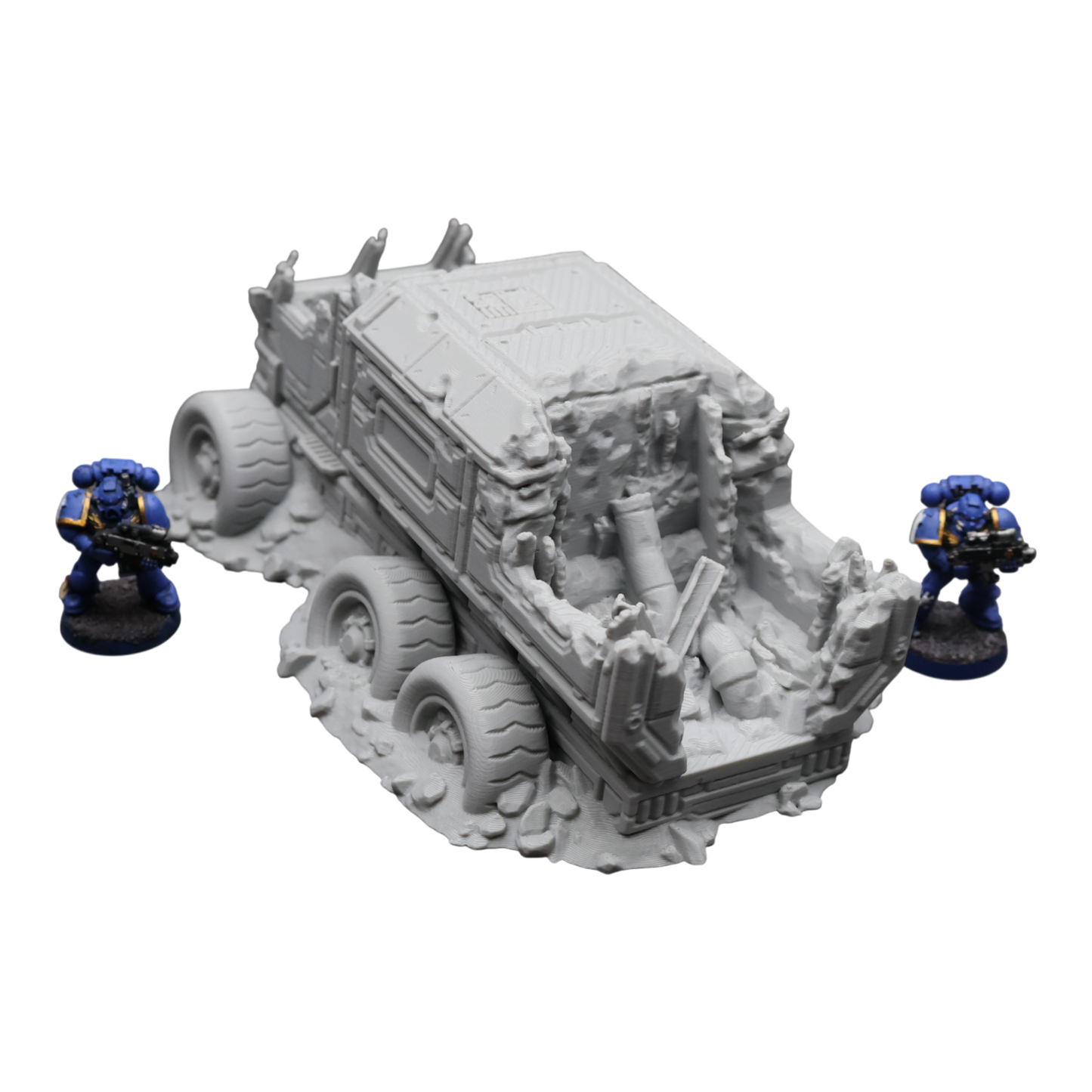 District 12 Vehicle #1 -28mm Wargaming Scatter Terrain Scenery Tabletop Miniature