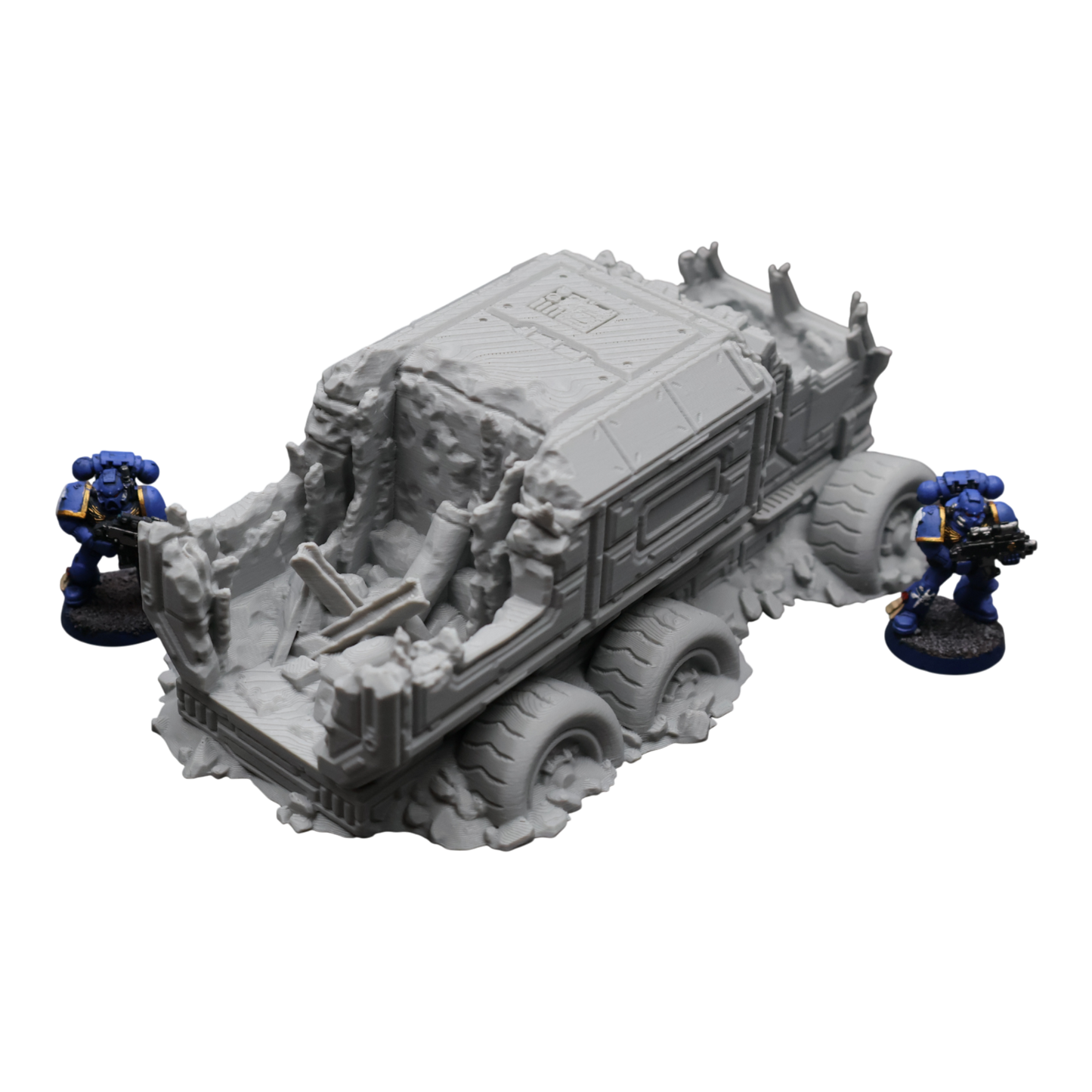 District 12 Vehicle #1 -28mm Wargaming Scatter Terrain Scenery Tabletop Miniature