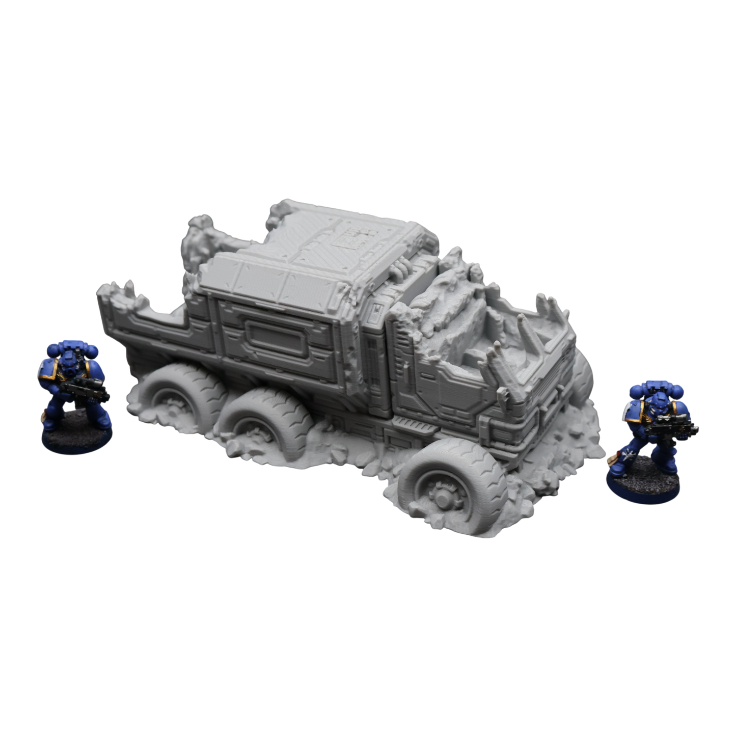 District 12 Vehicle #1 -28mm Wargaming Scatter Terrain Scenery Tabletop Miniature