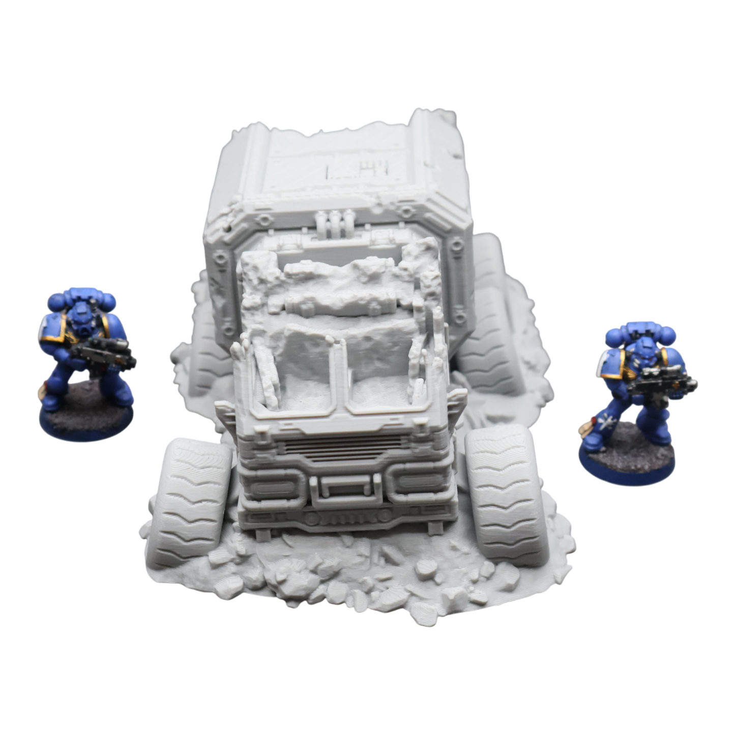 District 12 Vehicle #1 -28mm Wargaming Scatter Terrain Scenery Tabletop Miniature