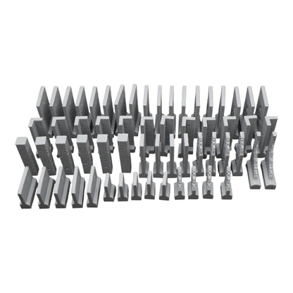 Blasted Walls Set - 28mm Wargaming Scatter Terrain Scenery Tabletop Miniature