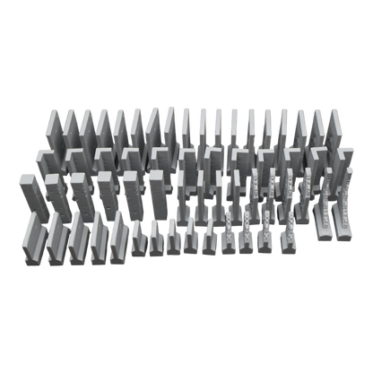 Blasted Walls Set - 28mm Wargaming Scatter Terrain Scenery Tabletop Miniature