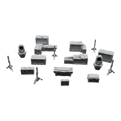 Drop Site Camp - 28mm Wargaming Scatter Terrain Scenery Tabletop Miniature