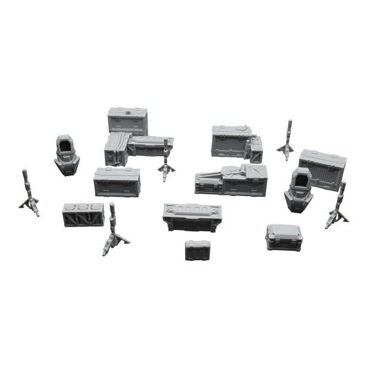 Drop Site Camp - 28mm Wargaming Scatter Terrain Scenery Tabletop Miniature