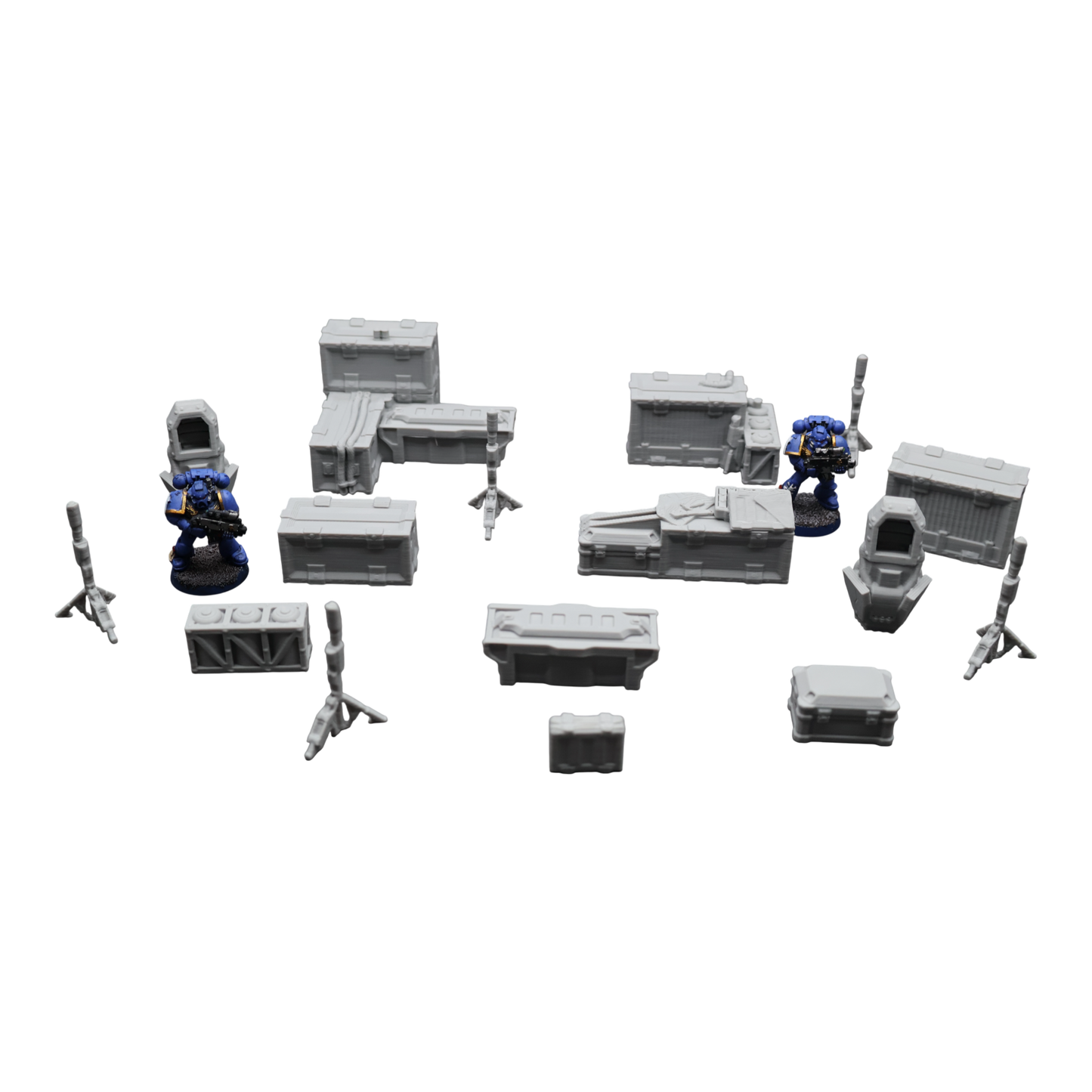 Drop Site Camp - 28mm Wargaming Scatter Terrain Scenery Tabletop Miniature