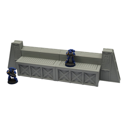 Imperial Walls - 28mm Wargaming Scatter Terrain Scenery Tabletop Miniature