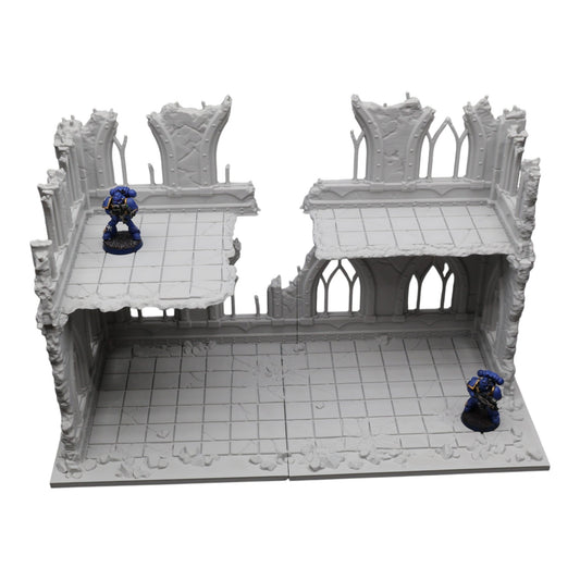 Ruined Empire 2 Floors #24 - 28mm Wargaming Scatter Terrain Scenery Tabletop
