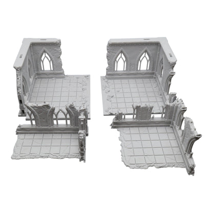 Ruined Empire 2 Floors #24 - 28mm Wargaming Scatter Terrain Scenery Tabletop