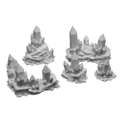 Mineral Deposit Set - 28mm Wargaming Scatter Terrain Scenery Tabletop Grimdark