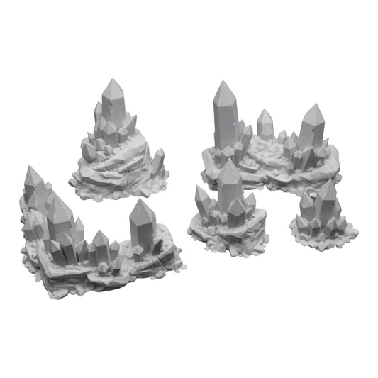 Mineral Deposit Set - 28mm Wargaming Scatter Terrain Scenery Tabletop Grimdark