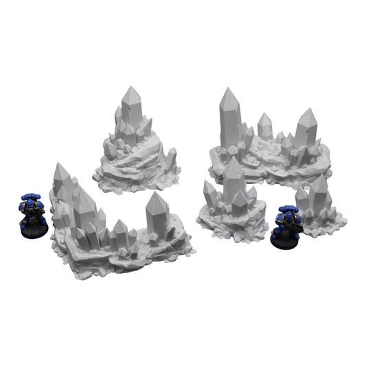 Mineral Deposit Set - 28mm Wargaming Scatter Terrain Scenery Tabletop Grimdark