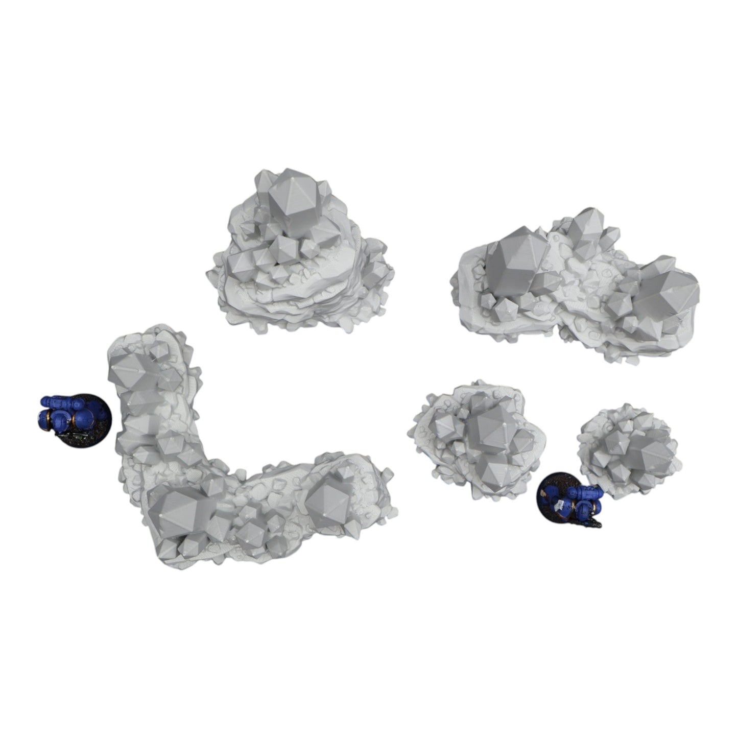 Mineral Deposit Set - 28mm Wargaming Scatter Terrain Scenery Tabletop Grimdark