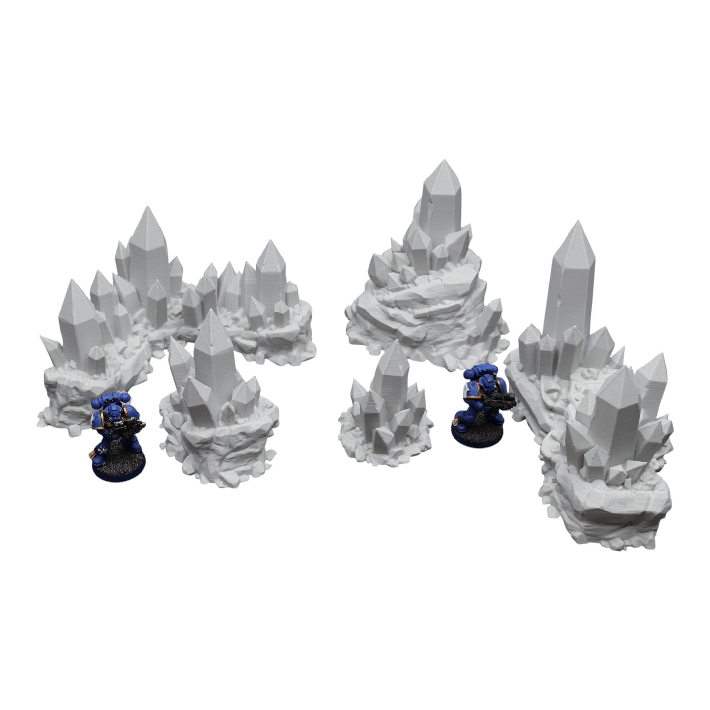 Mineral Deposit Set - 28mm Wargaming Scatter Terrain Scenery Tabletop Grimdark