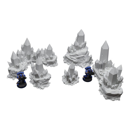 Mineral Deposit Set - 28mm Wargaming Scatter Terrain Scenery Tabletop Grimdark