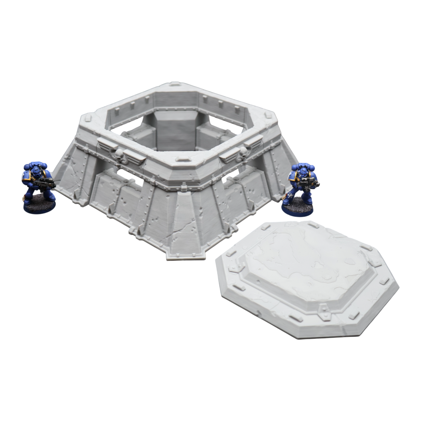 Trench Bunkers (3 sizes) - 28mm Wargaming Scatter Terrain Scenery Tabletop