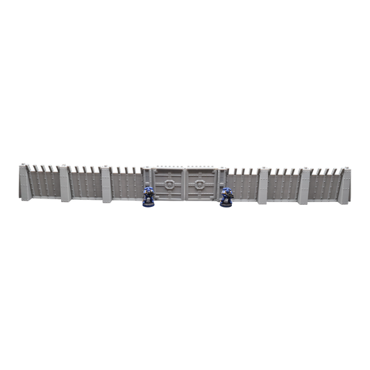 Command Station Secuity Walls - 28mm Wargaming Scatter Terrain Scenery Tabletop